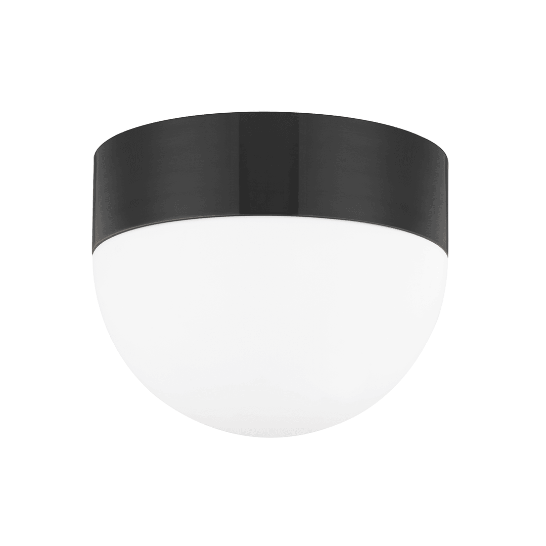 Steel with Frosted Glass Flush Mount - LV LIGHTING