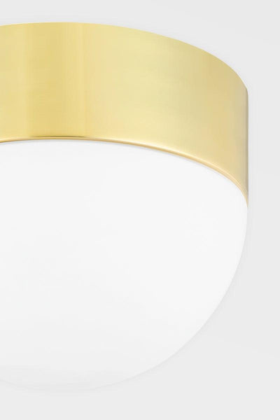 Steel with Frosted Glass Flush Mount - LV LIGHTING