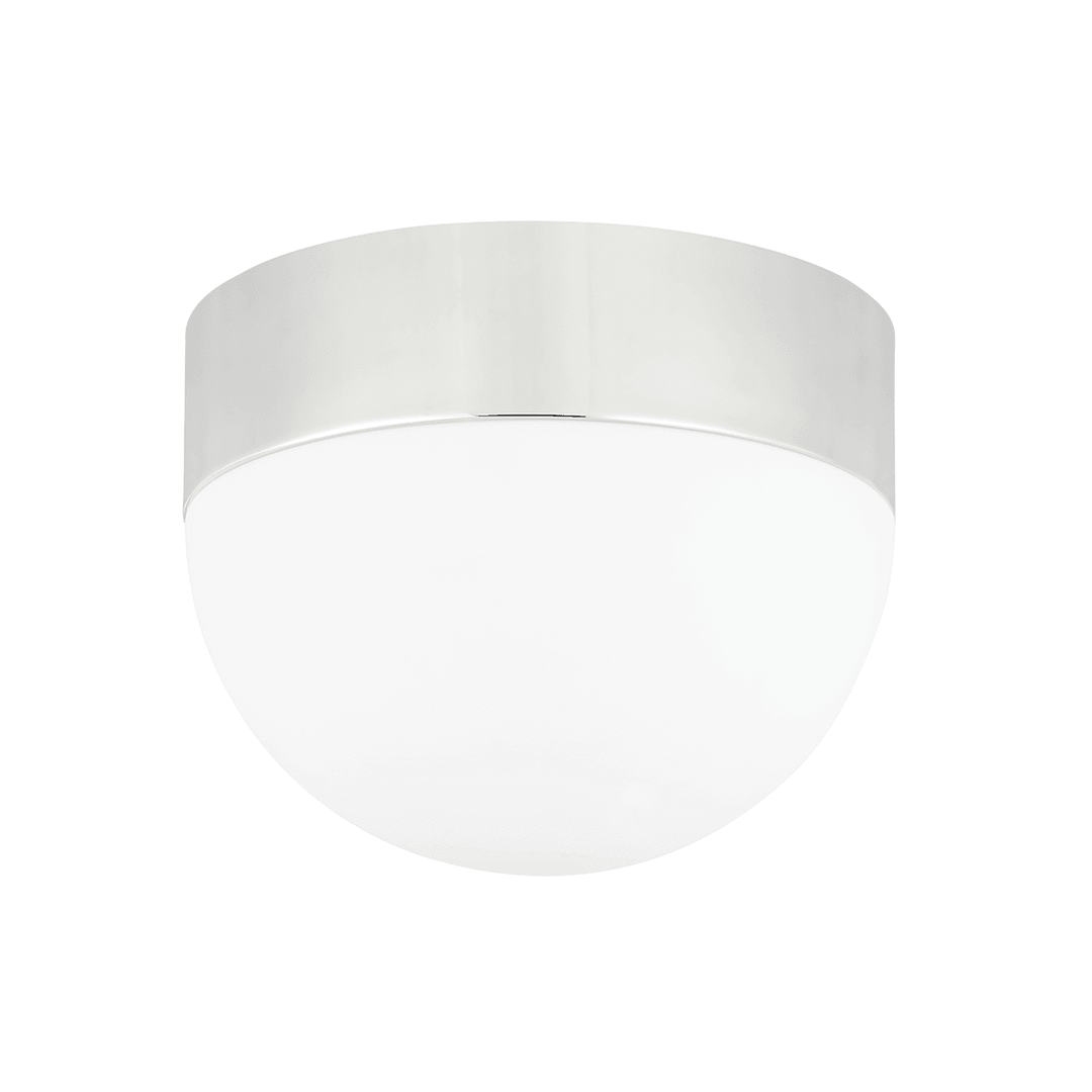 Steel with Frosted Glass Flush Mount - LV LIGHTING