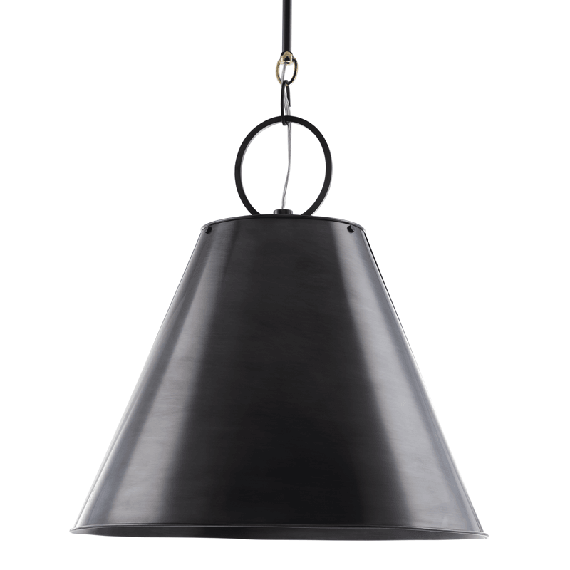Steel with Cone Shade Pendant - LV LIGHTING