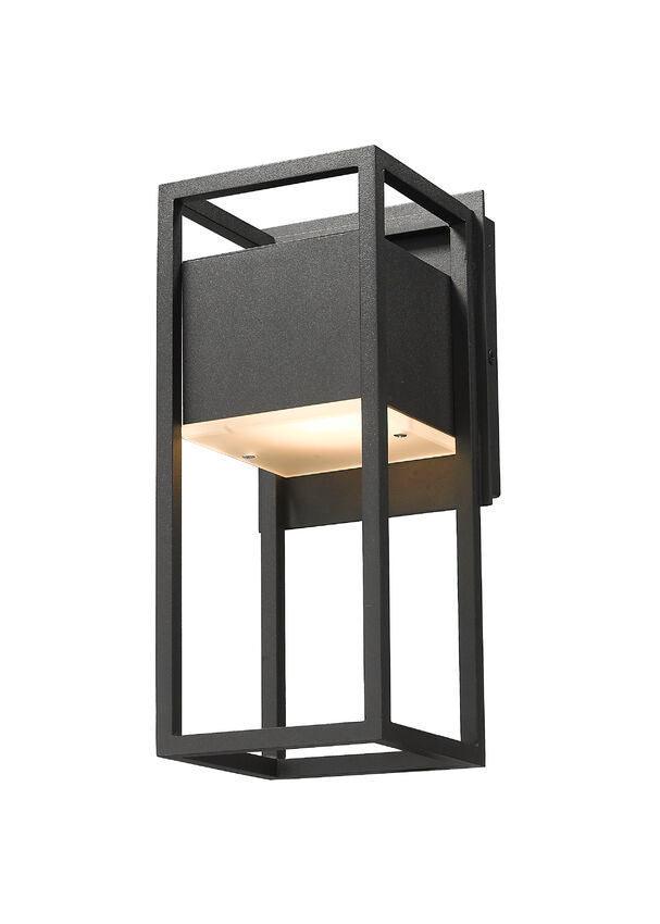 LED Black Square Caged Outdoor Wall light - LV LIGHTING