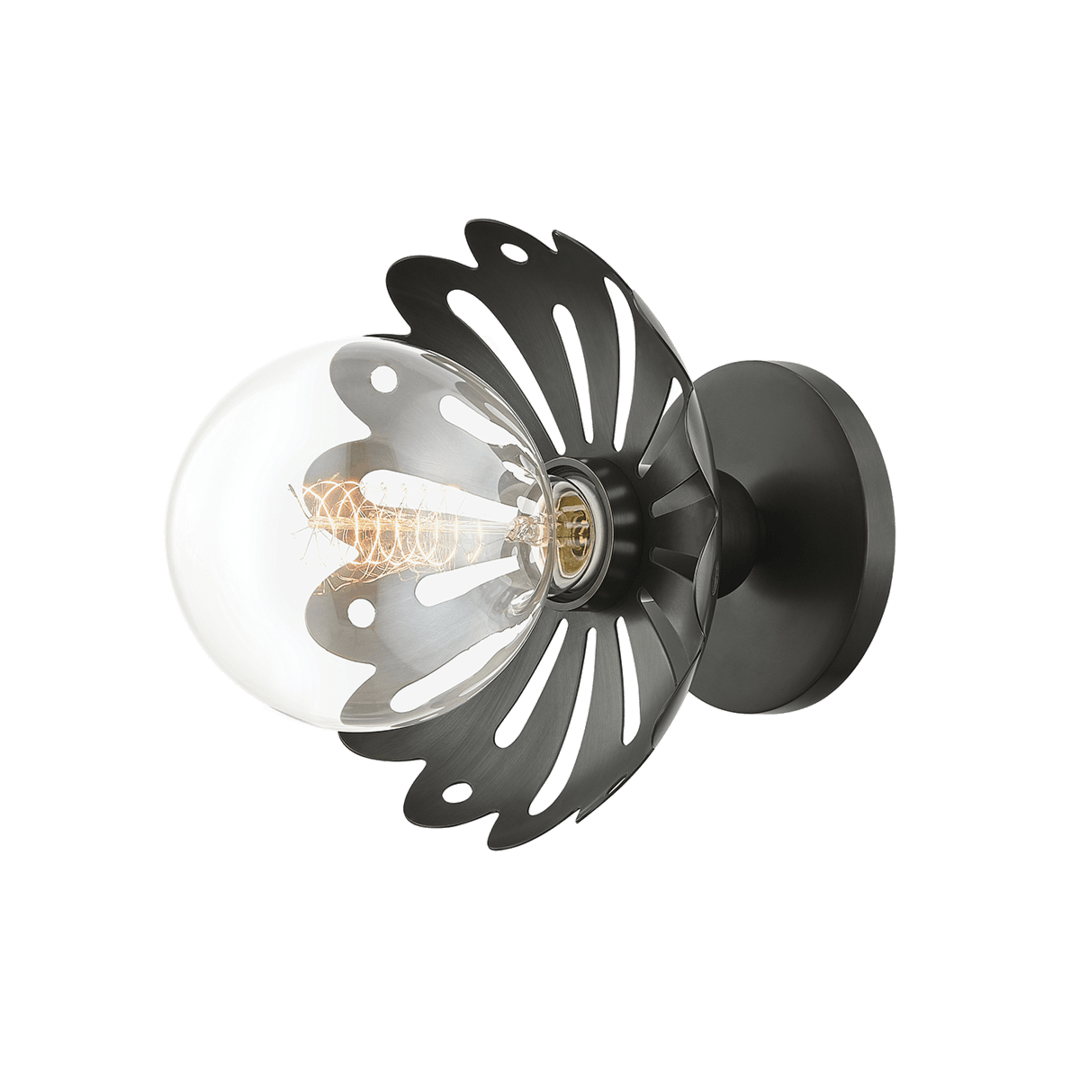 Steel Open Shade Wall Sconce - LV LIGHTING