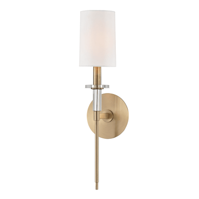 Steel with Fabric Shade Wall Sconce - LV LIGHTING