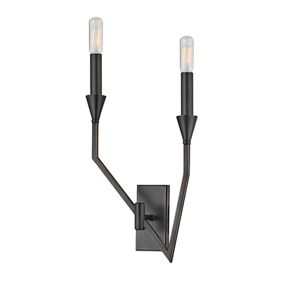 Steel with Slanted Arms Wall Sconce - LV LIGHTING