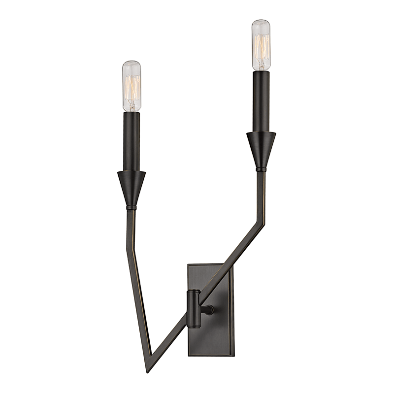 Steel with Slanted Arms Wall Sconce - LV LIGHTING