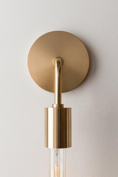 Steel with Round Corner Arm Wall Sconce - LV LIGHTING