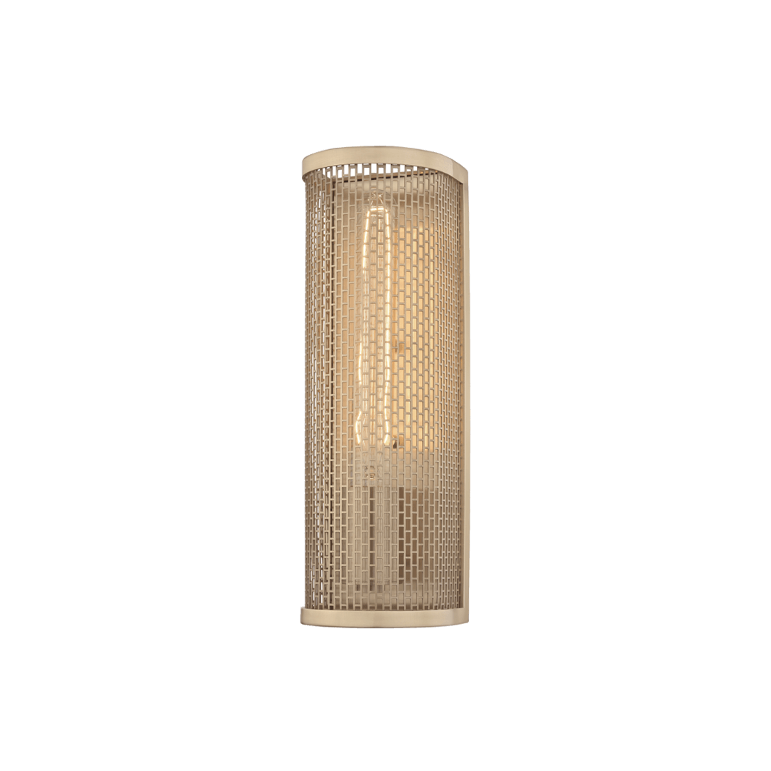 Steel with Mesh Shade Wall Sconce - LV LIGHTING