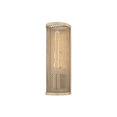 Steel with Mesh Shade Wall Sconce - LV LIGHTING