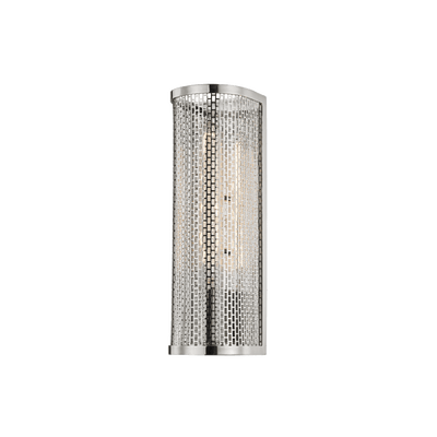 Steel with Mesh Shade Wall Sconce - LV LIGHTING