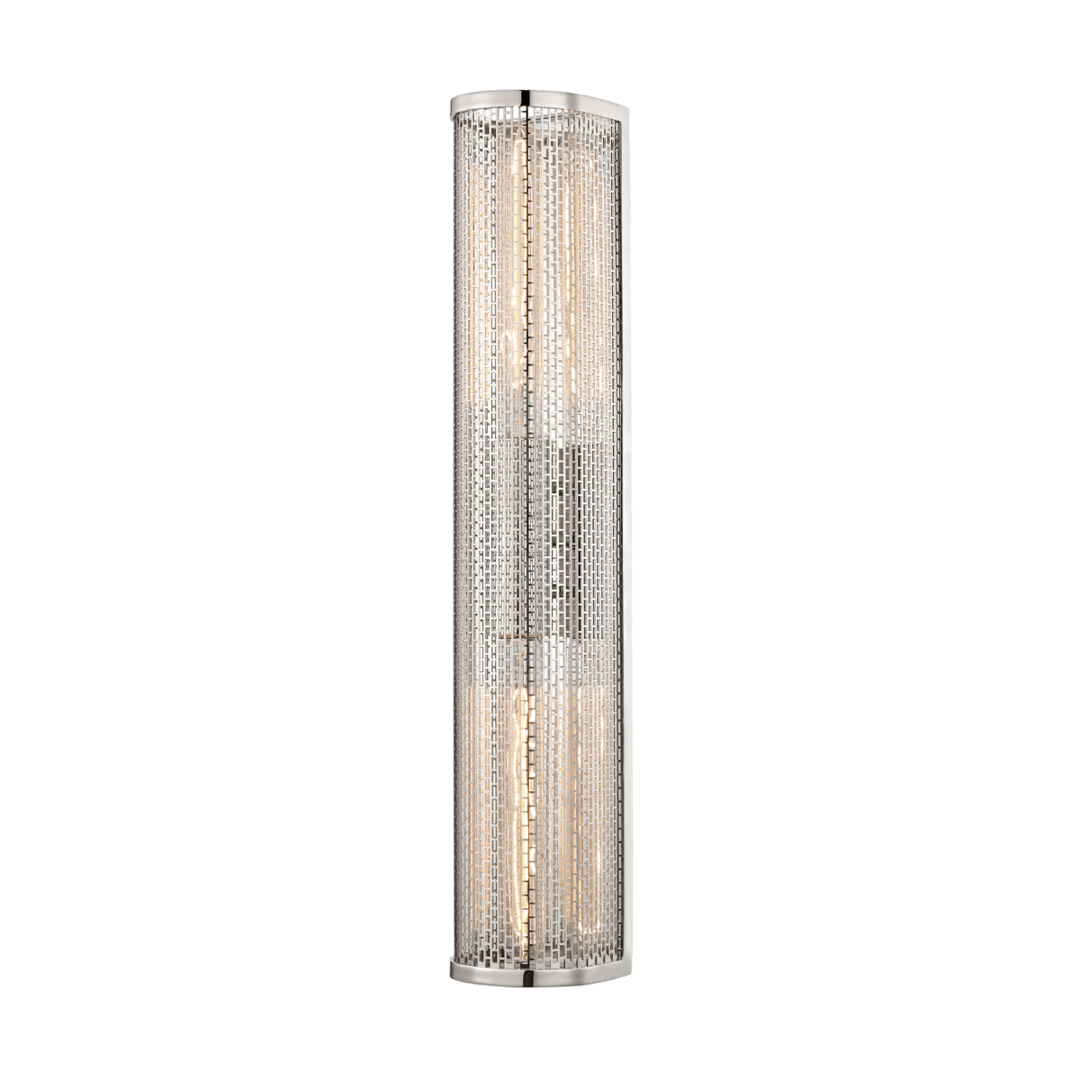 Steel with Mesh Shade Wall Sconce - LV LIGHTING