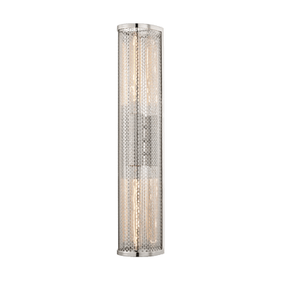 Steel with Mesh Shade Wall Sconce - LV LIGHTING