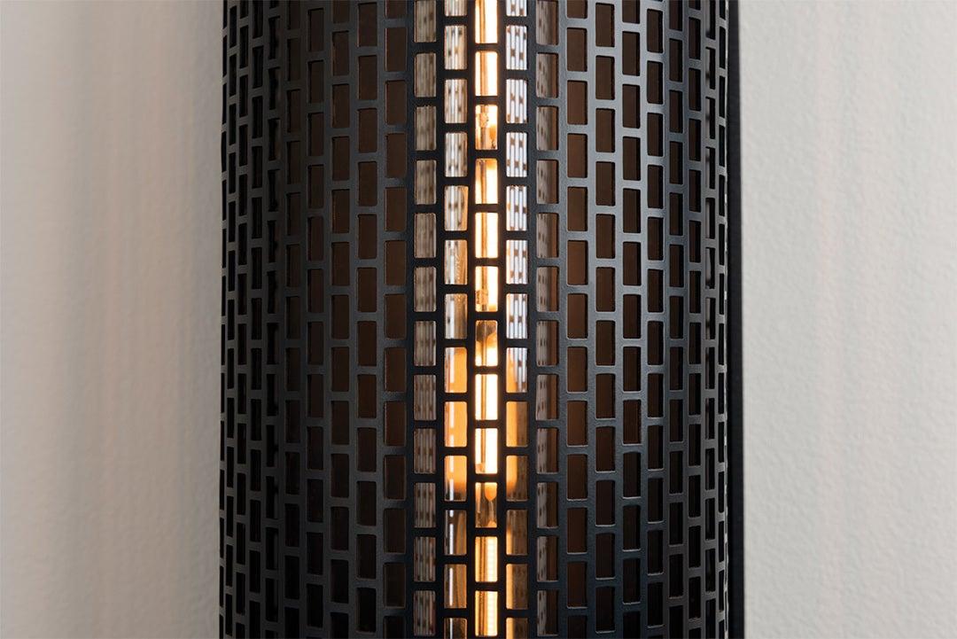 Steel with Mesh Shade Wall Sconce - LV LIGHTING