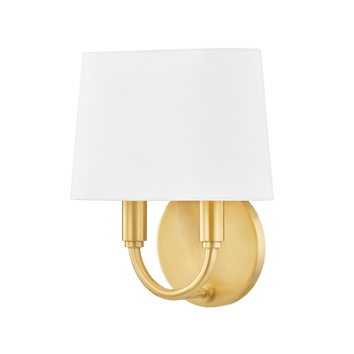 Steel Arch Arms with Fabric Shade Wall Sconce - LV LIGHTING