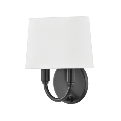 Steel Arch Arms with Fabric Shade Wall Sconce - LV LIGHTING