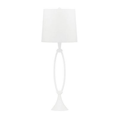 Steel Oval Arm with Fabric Shade Table Lamp - LV LIGHTING