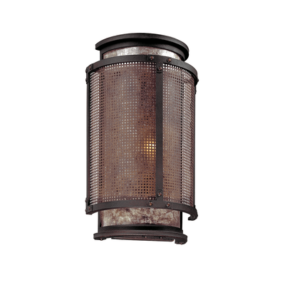 Copper Mountain Bronze with Mesh Shade Outdoor Wall Sconce - LV LIGHTING