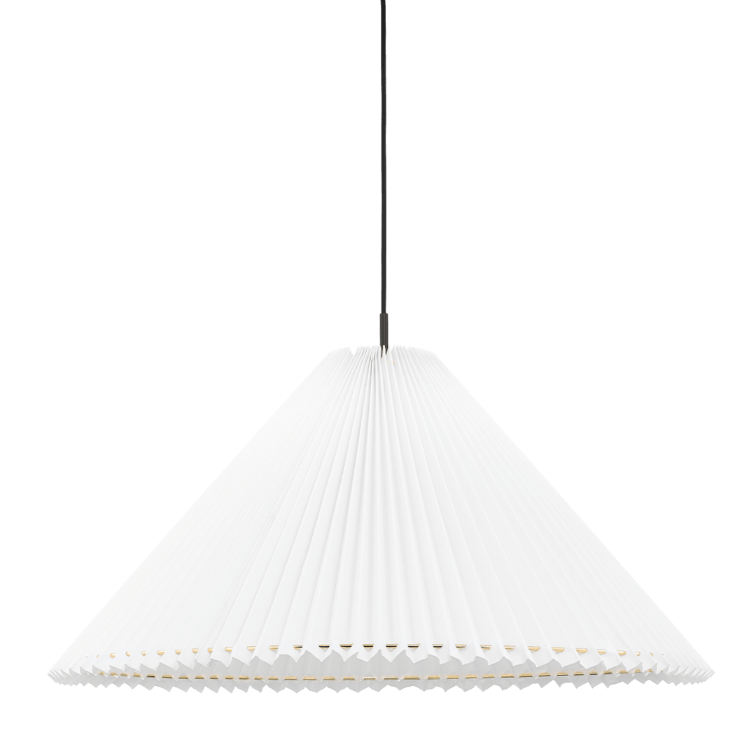 Steel Frame with Folded Fabric Shade Chandelier - LV LIGHTING