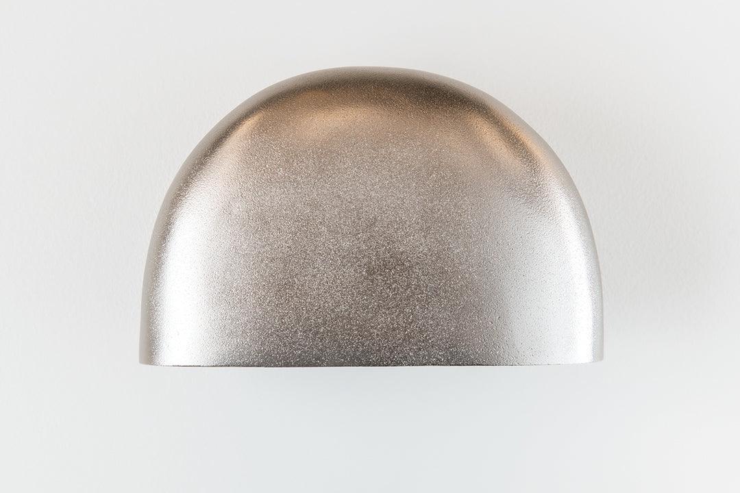 LED Solid Cast Textured Steel Hooded Wall Sconce - LV LIGHTING