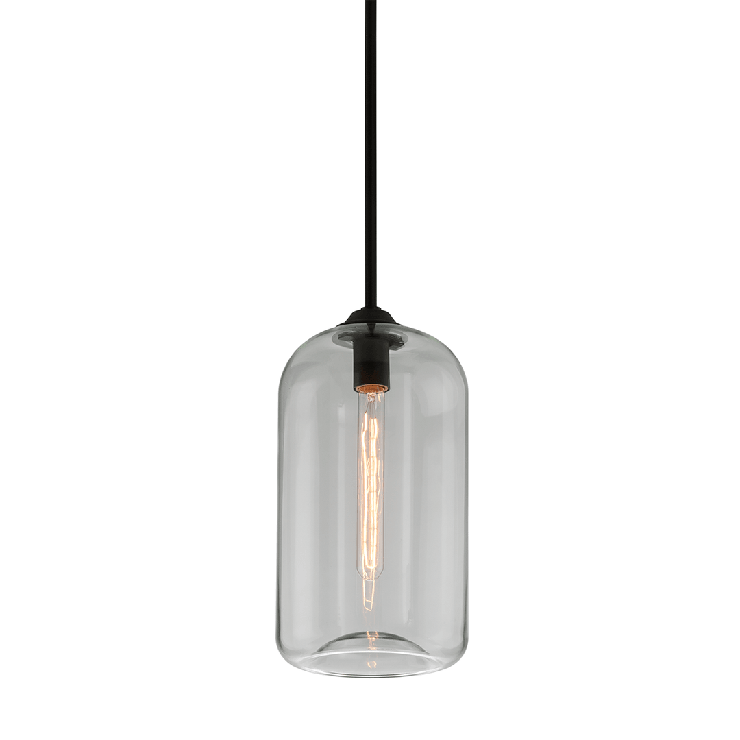Steel with Glass Shade Pendant - LV LIGHTING