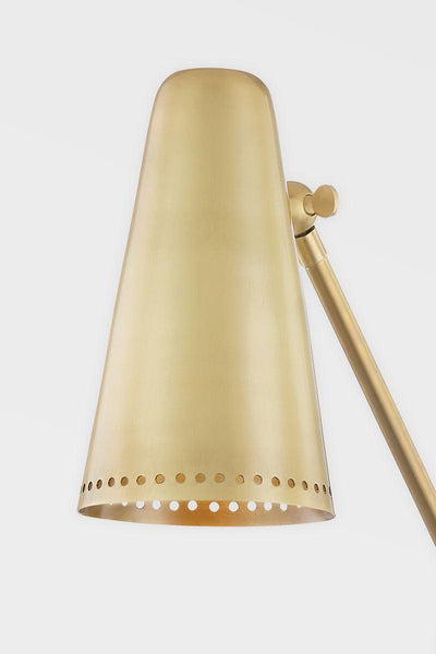 Steel with Dotted Shade Wall Sconce - LV LIGHTING