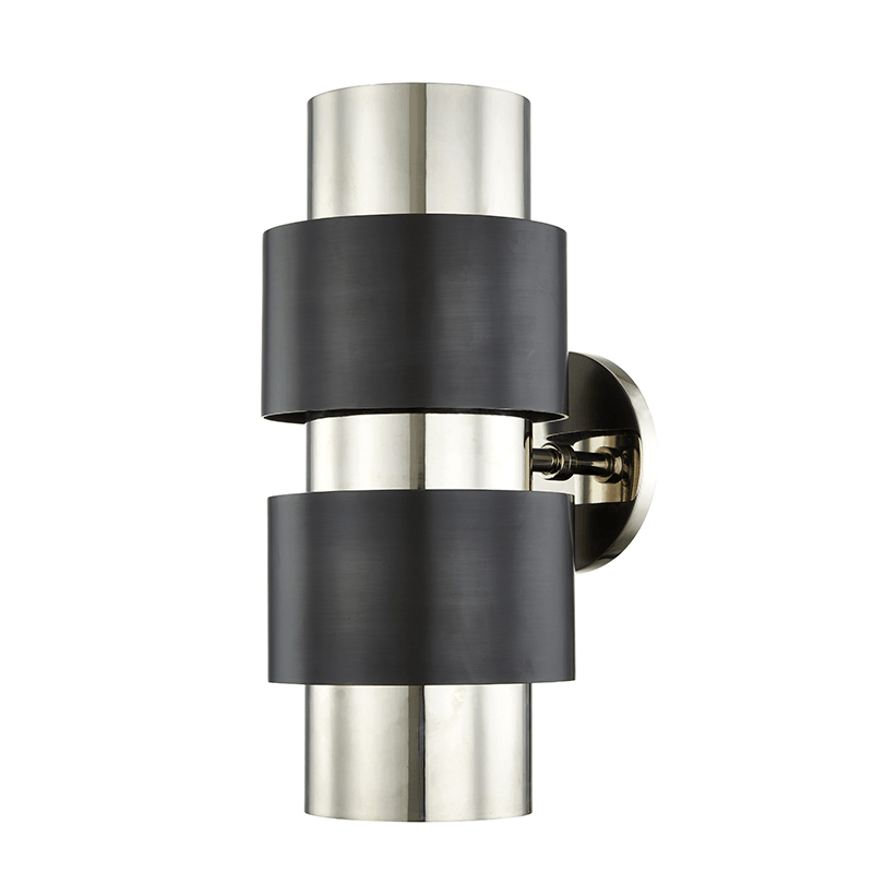 Steel with Cylindrical Shade Wall Sconce - LV LIGHTING