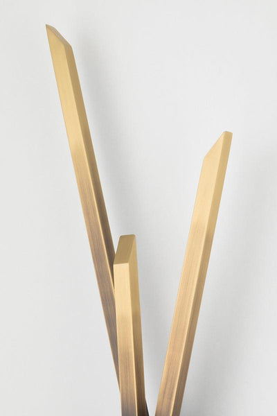 LED Gradient Brass Rods Wall Sconce - LV LIGHTING