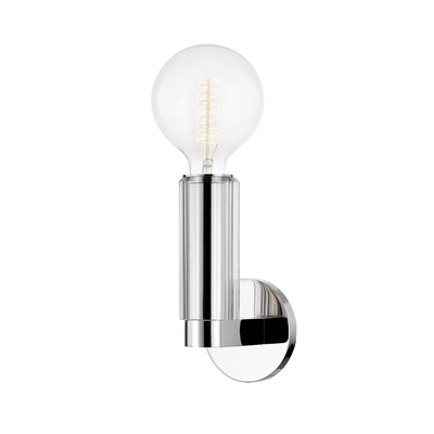 Steel Arm with Clear Crystal Housing Wall Sconce - LV LIGHTING