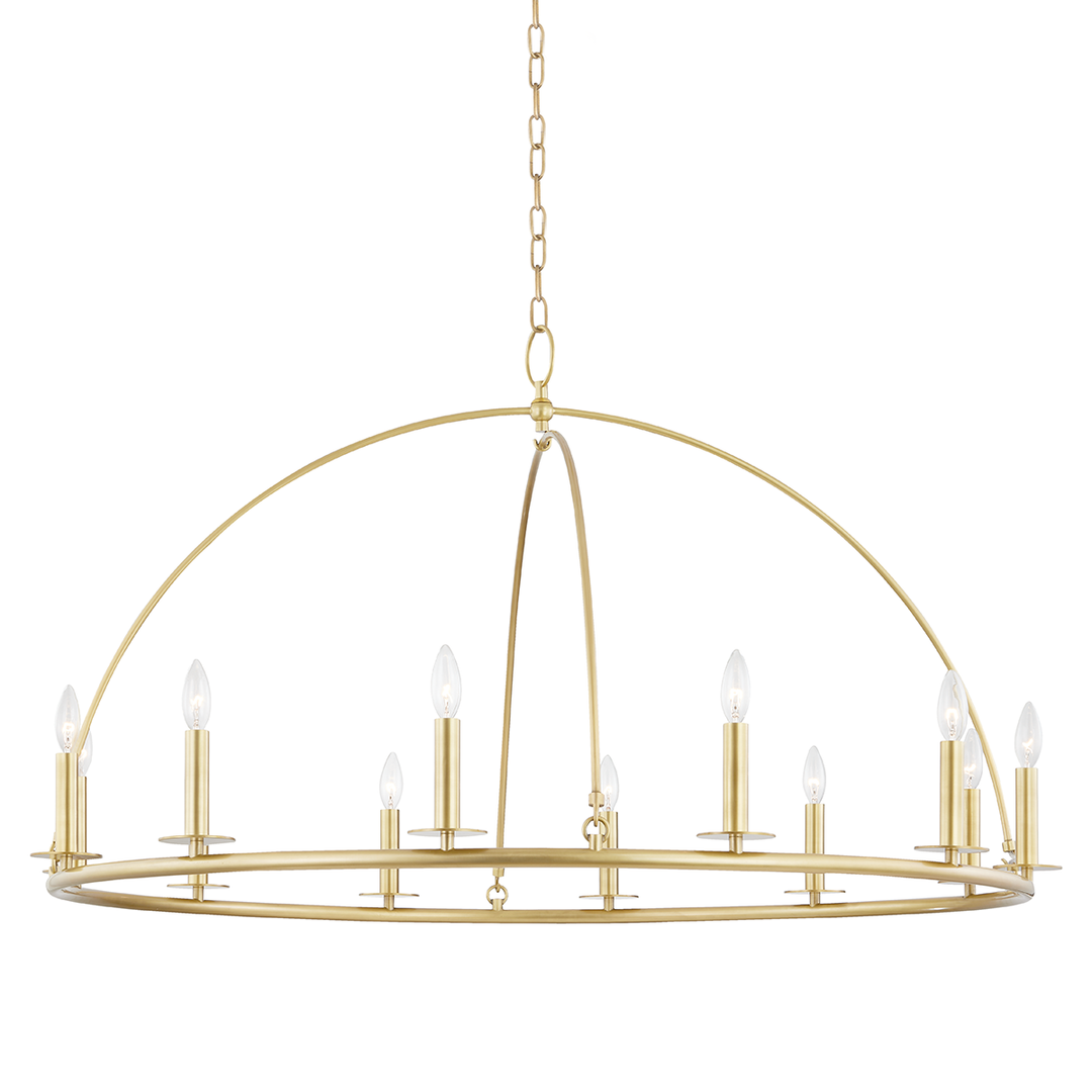 Steel Half Orbit Frame Chandelier