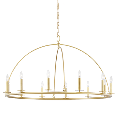 Steel Half Orbit Frame Chandelier