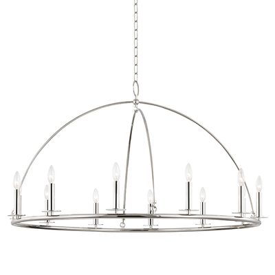 Steel Half Orbit Frame Chandelier