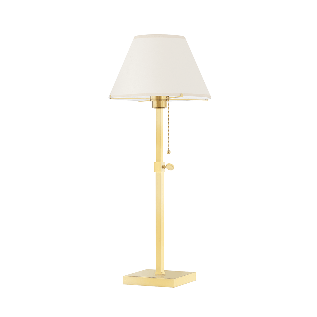 Steel Adjustable Rod with Fabric Shade Table Lamp - LV LIGHTING