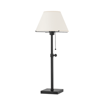 Steel Adjustable Rod with Fabric Shade Table Lamp - LV LIGHTING