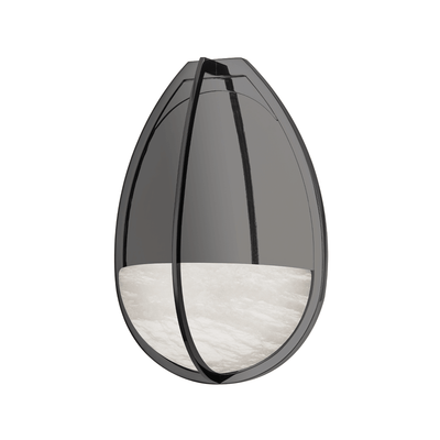 LED Airy Frame with White Spanish Alabaster Shade Wall Sconce - LV LIGHTING