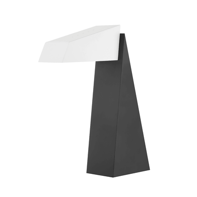 Aged Brass with White and Black Ratio Sculpture Table Lamp - LV LIGHTING