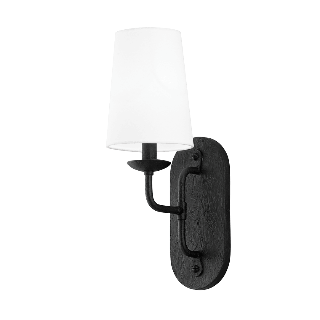 Steel Arch Arm with Fabric Shade Wall Sconce - LV LIGHTING