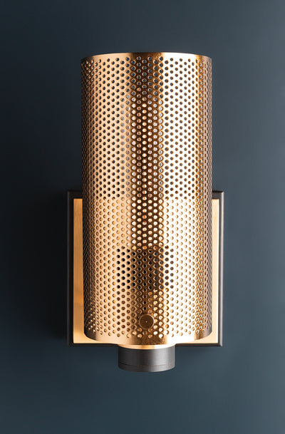 Steel Mesh Shade Wall Sconce