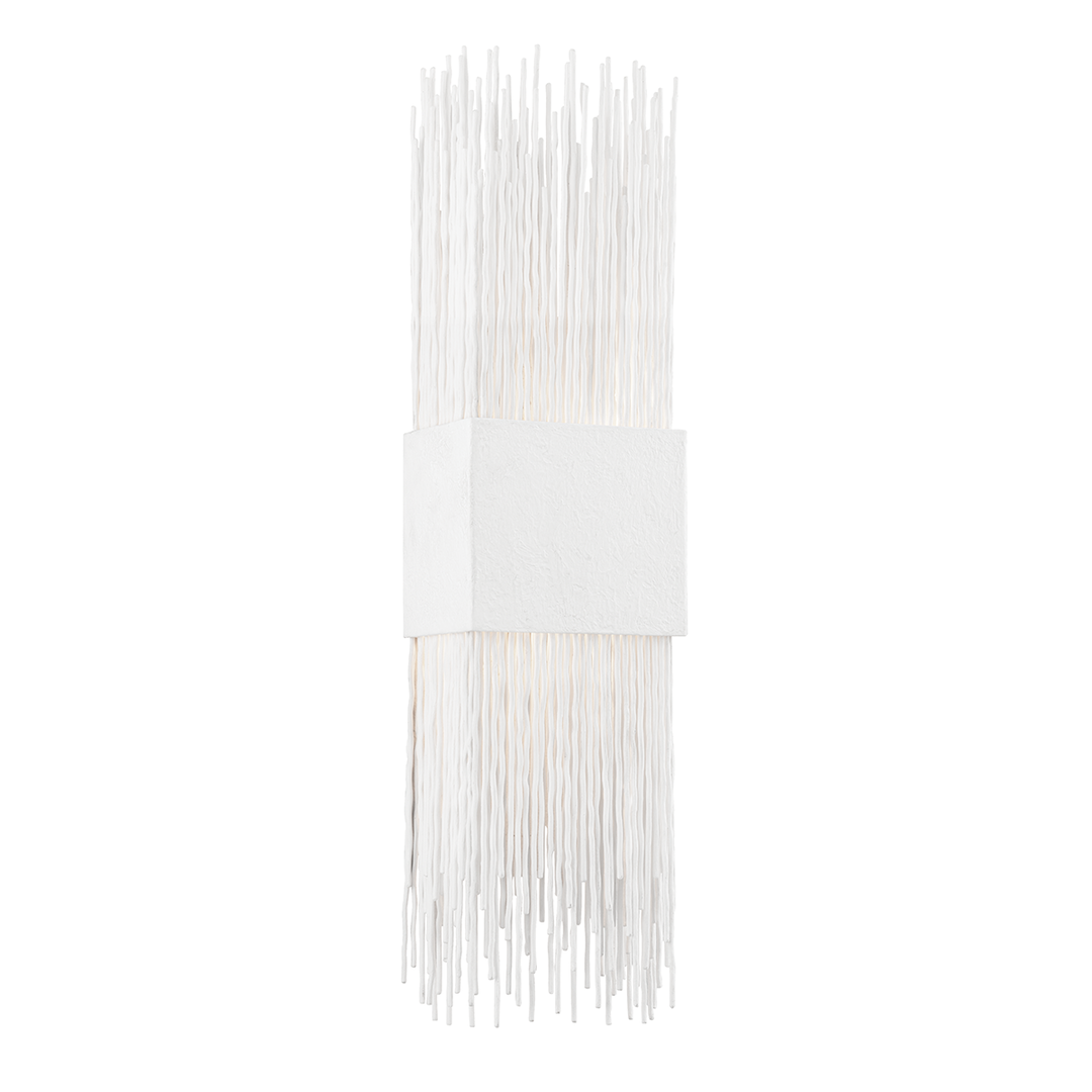 Stick Rods Covered by Metal Band Wall Sconce