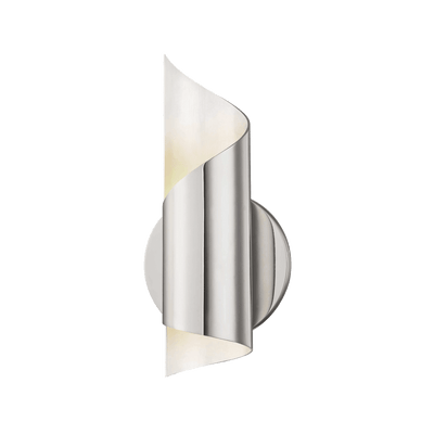 Steel Curl Cylindrical Shade Wall Sconce - LV LIGHTING