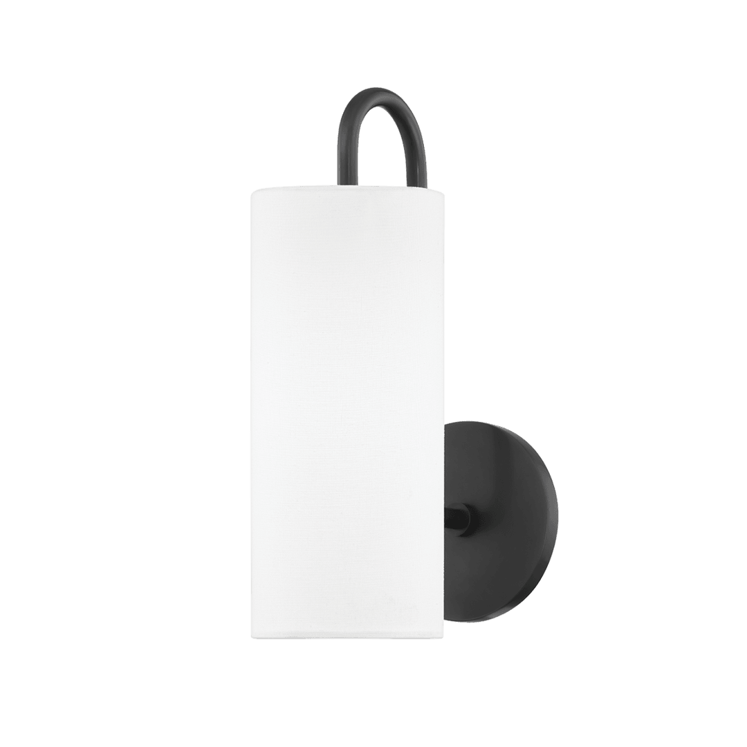 Steel Arch Arm with Fabric Shade Wall Sconce - LV LIGHTING