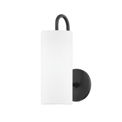 Steel Arch Arm with Fabric Shade Wall Sconce - LV LIGHTING