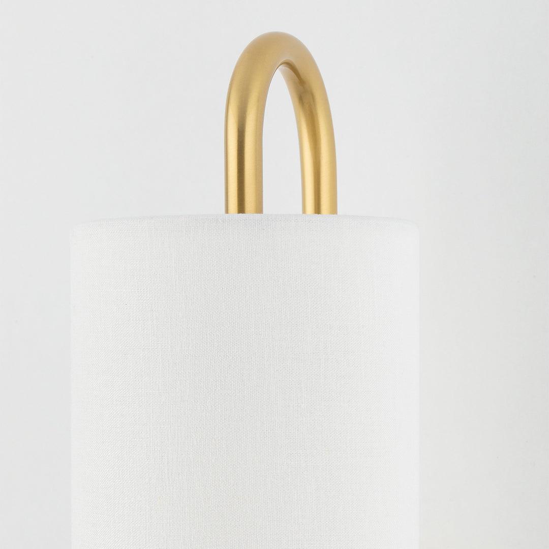 Steel Arch Arm with Fabric Shade Wall Sconce - LV LIGHTING