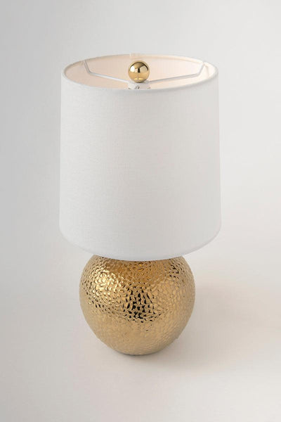 Patterened Base wih Fabric Shade Table Lamp - LV LIGHTING