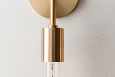 Steel Frame with Rod Wall Sconce