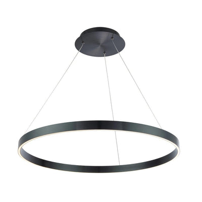 LED Aluminum Ring Frame with Silicone Diffuser Pendant / Chandelier - LV LIGHTING