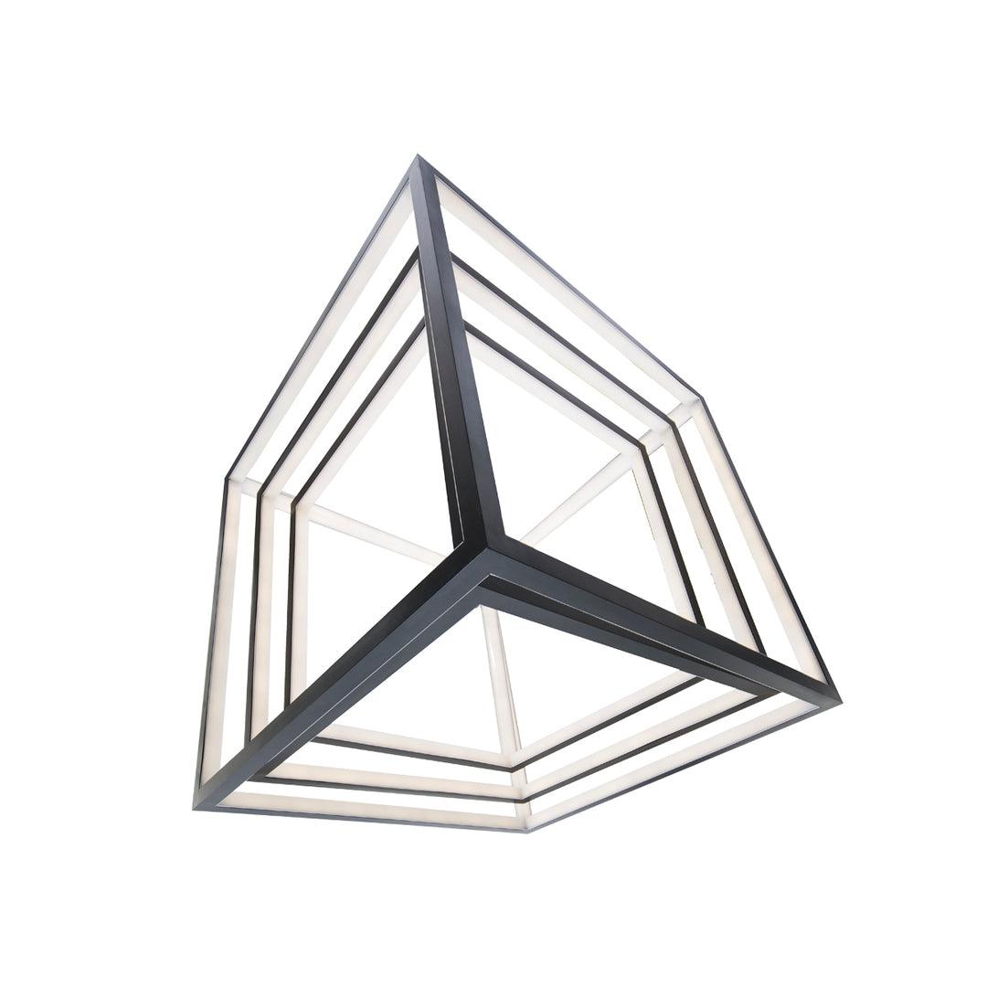 LED Aluminum Cube Frame with Silicone Diffuser Chandelier - LV LIGHTING