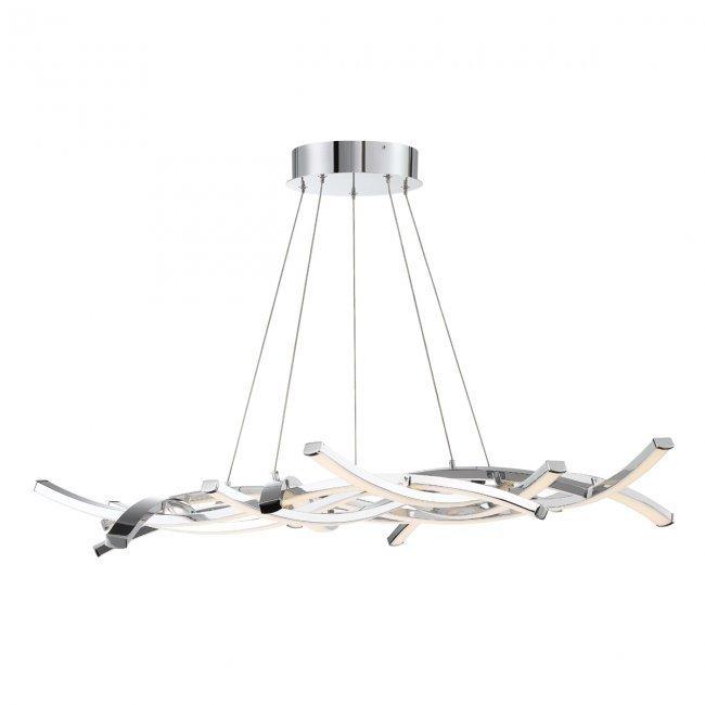 LED Aluminum Curly Frame with Composite Diffuser Chandelier - LV LIGHTING