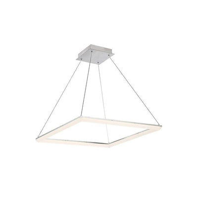 LED Aluminum Frame with Extruded Acrylic Diffuser Square Chandelier - LV LIGHTING