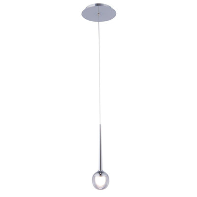 LED Steel with Acrylic Diffuser Pendant - LV LIGHTING