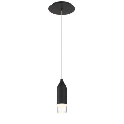 LED Steel Frame with Etched Acrylic Diffuser Pendant - LV LIGHTING