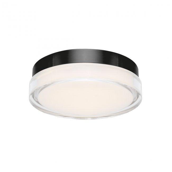 LED Stainless Steel Frame with Acrylic Shade Flush Mount - LV LIGHTING